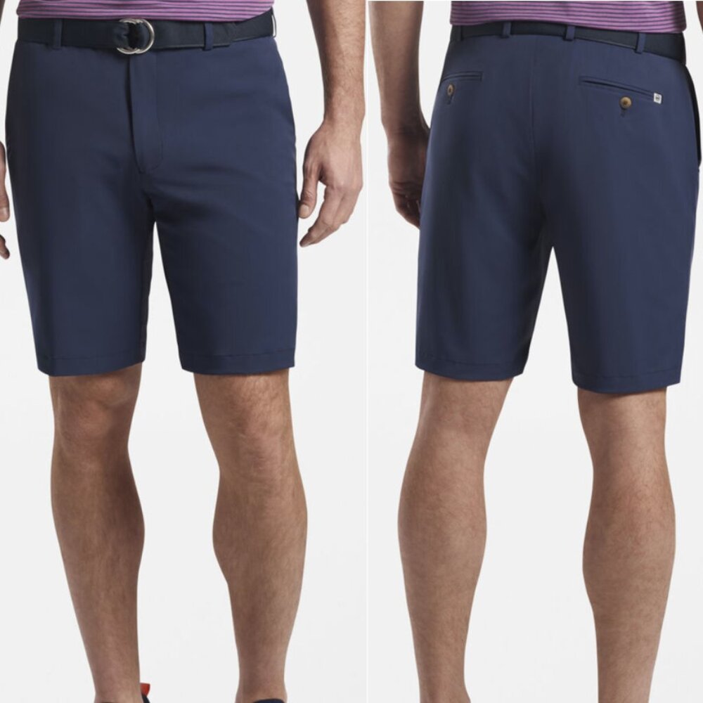 Peter Millar Stealth Performance Shorts Navy Blue